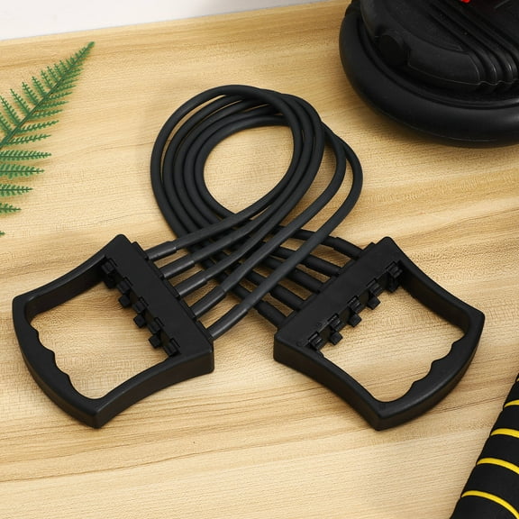 FUTUREORYY 1Pcs Black Tpr Adjustable Chest Expander For Men And Women Resistance Training