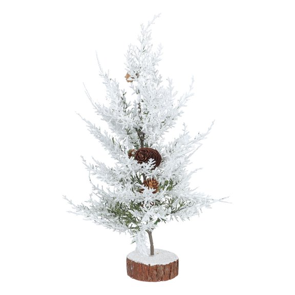 FUTUREORYY 1Pcs Cotton Mini Christmas Trees for Fireplace Decor and Family