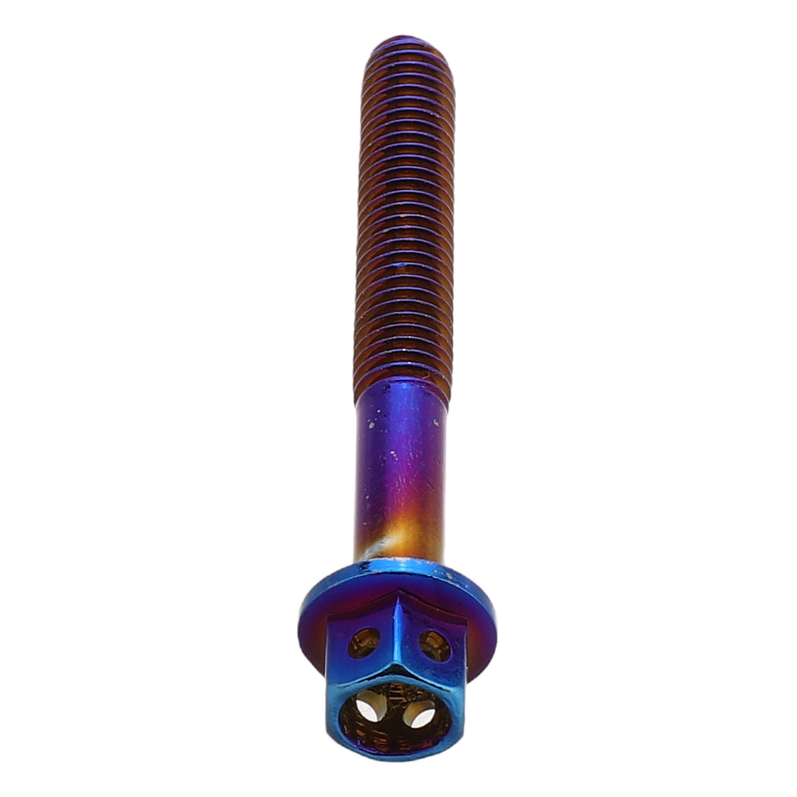 FUTUREORYY 1Pcs Multi Color Motorcycle License Plate Screw Caps for Enhanced Aesthetics 5.20X1.10X1.10cm