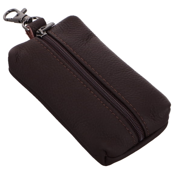FUTUREORYY 1Pcs Pu Polyester Key Case Wallet with Keychain Pouch and Change Holder for Car Keys And Cards