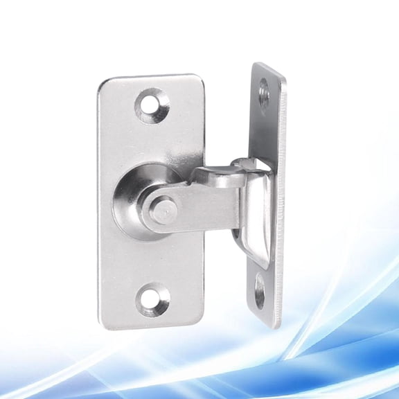 FUTUREORYY 1Pcs Silver Stainless Steel Window Latch for Home Hotel Security Locking 4.4*0.75in