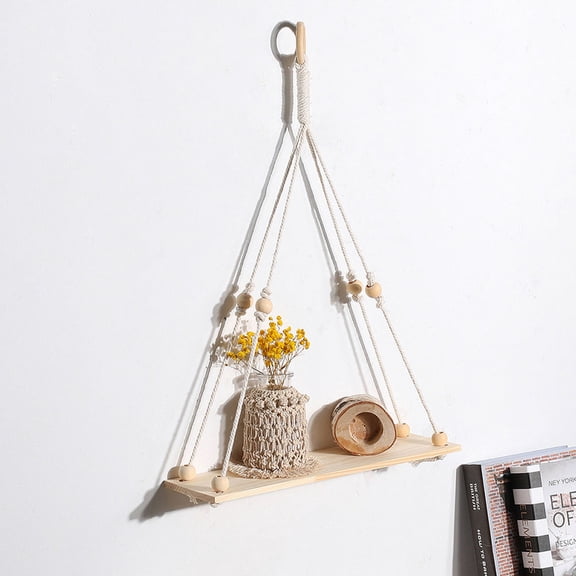 FUTUREORYY 1Pcs Wall Decoration Tapestry Flower Holder Beige Rectangular For Flower Lovers