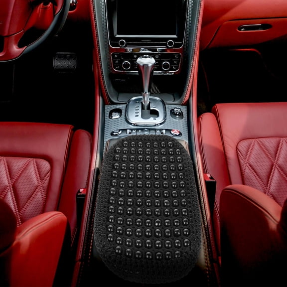 FUTUREORYY 1Set Auto Armrest Cover Cushion in Simple Elegance Style with Protective Function 11.4x5.5x0.6in
