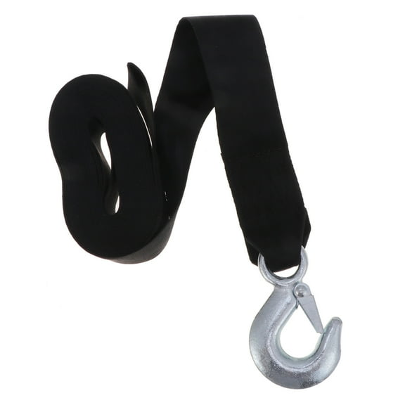FUTUREORYY Trailer Tow Rope Black 1 Set 23.6 x 2 x 0.2in