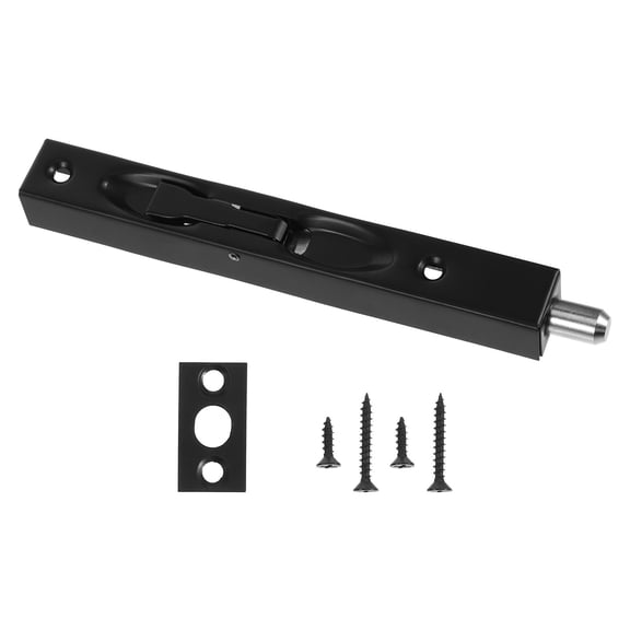 FUTUREORYY 1Set Concealed Stainless Steel Flush Bolt for Double Door Lock with Box Style Design