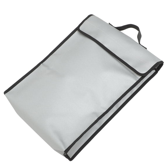 FUTUREORYY 1Set Fireproof Fiberglass Document Bag Protection for Documents and Cash