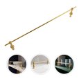 Storage Rack On Guard Rails FUTUREORYY 1Set Golden Cabinet Edge Strip Shelf Retaining Rail for ...