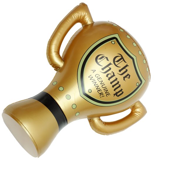 FUTUREORYY Inflatable Trophy Portable Golden 1Pcs 20.9X20.9X17.3In