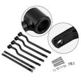 thumbnail image 1 of FUTUREORYY Motorcycle Side Bag Bracket Black 1Set 7.9x0.7x7.3In Iron, 1 of 8