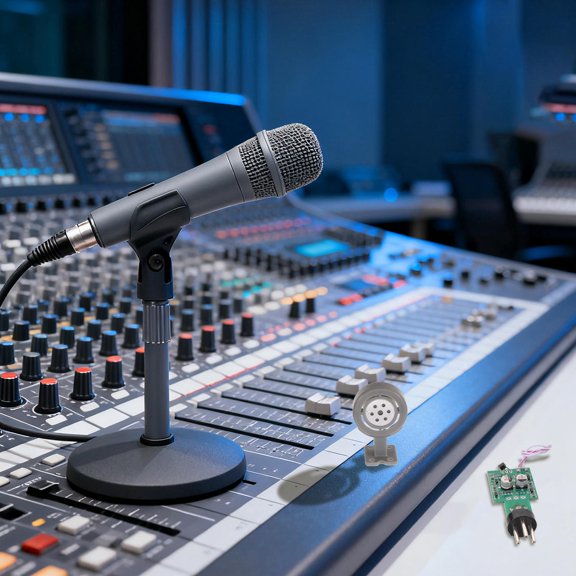 FUTUREORYY 1Set Microphone Capsule and Preamplifier Pcb Set for Clear Vocal and Podcast Recording