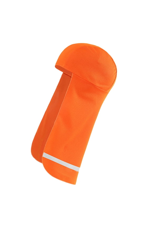 1Set Reflective Long Tail Beanie Cap for Cyclists Neck Protection 16.5x8.7x8.7in