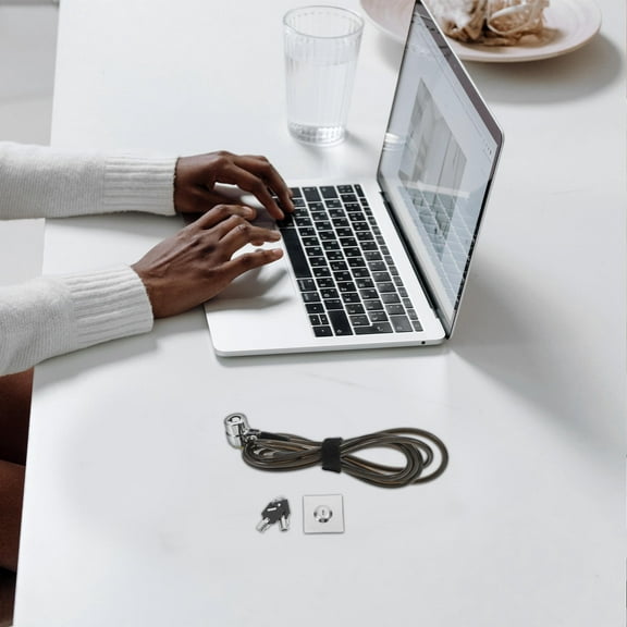 FUTUREORYY 1Set Safety Door Lock for Laptop and Other Electronics 11.8x0.8x0.8in