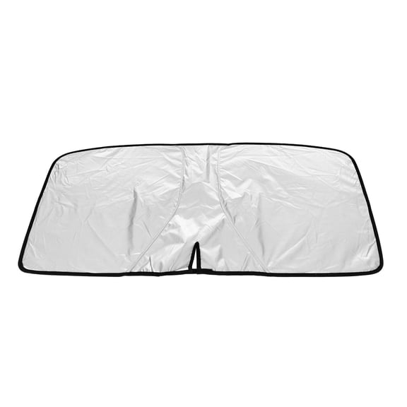 FUTUREORYY 1Set Vehicle Window Shades Silver Coated Cloth for Driving Parking Front Windscreen Cover