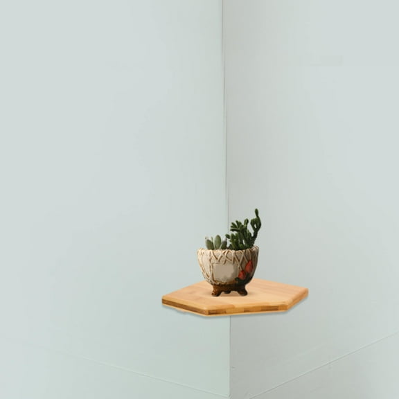 FUTUREORYY Wall Corner Shelf for Storage Wall Mounted Shelf 1Pcs