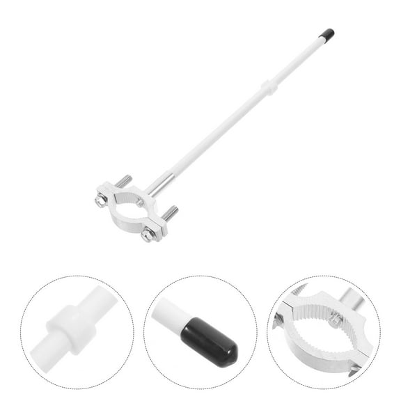 FUTUREORYY 1Set White Flag Mount for ATV and Motorcycle with Visibility Enhancement