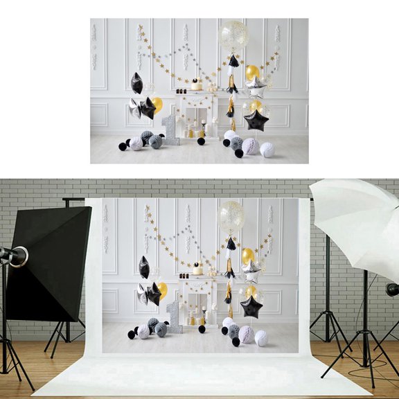 FUTUREORYY 1St Birthday Backdrop Printed Cloth Photo Background for Seamless Wrinkle Free Photography