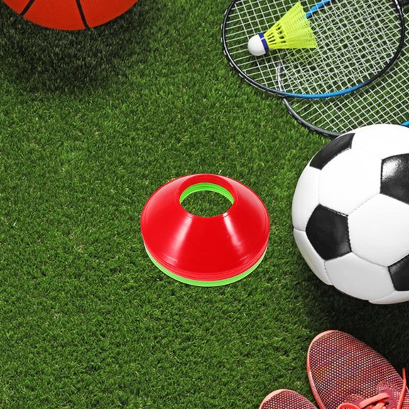 FUTUREORYY 20-Piece Multi-Color Soccer Training Obstacles Set, Agility Hurdles for Footwork, Dribbling, Coaching and Team Practice