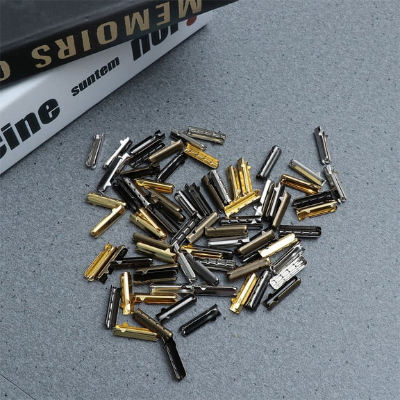 FUTUREORYY 200 Pcs Metal Tips, Assorted Color Lace Ends for Shoes, Sneakers, Hoodie Drawstrings,