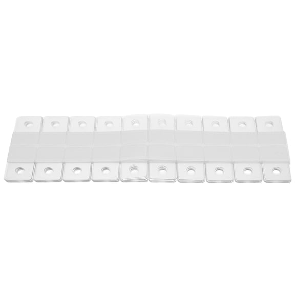 FUTUREORYY 200Pcs Transparent Hook Set Safe and Plastic Hooks for Display Box in Home Use