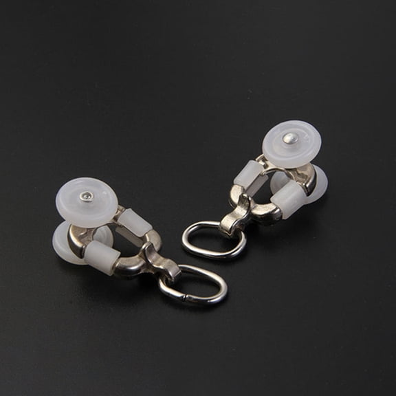 FUTUREORYY 20Pcs Curtain Silent Gliders Multi Color Smooth Sliding Wheels for Curtains and Sheers