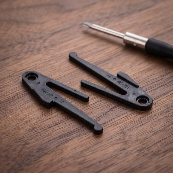 FUTUREORYY 20Pcs Heavy Duty Black Plastic Drawer Slide Track Clips for Furniture Hardware Repair