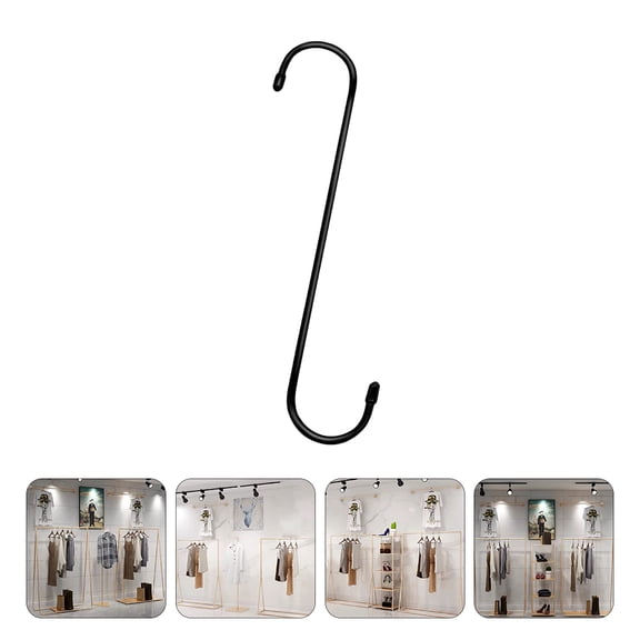 FUTUREORYY 20Pcs Heavy Duty S Hooks for Pots and Pans Hanging Rack Iron 11x1.7in