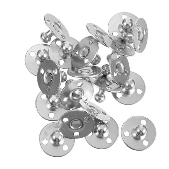 FUTUREORYY 20Pcs Silver Gas Struts Mounting Bracket for Bed Hardware and Car 3-Hole Design Iron