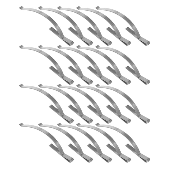 FUTUREORYY 20Pcs Stainless Steel Window Screen Spring Clips for Easy Nodrill Installation