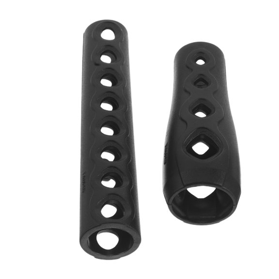 FUTUREORYY 2Pcs Abrasion Resistant Black PVC Scuba Regulator Hose Sleeve for Daily Diving Use