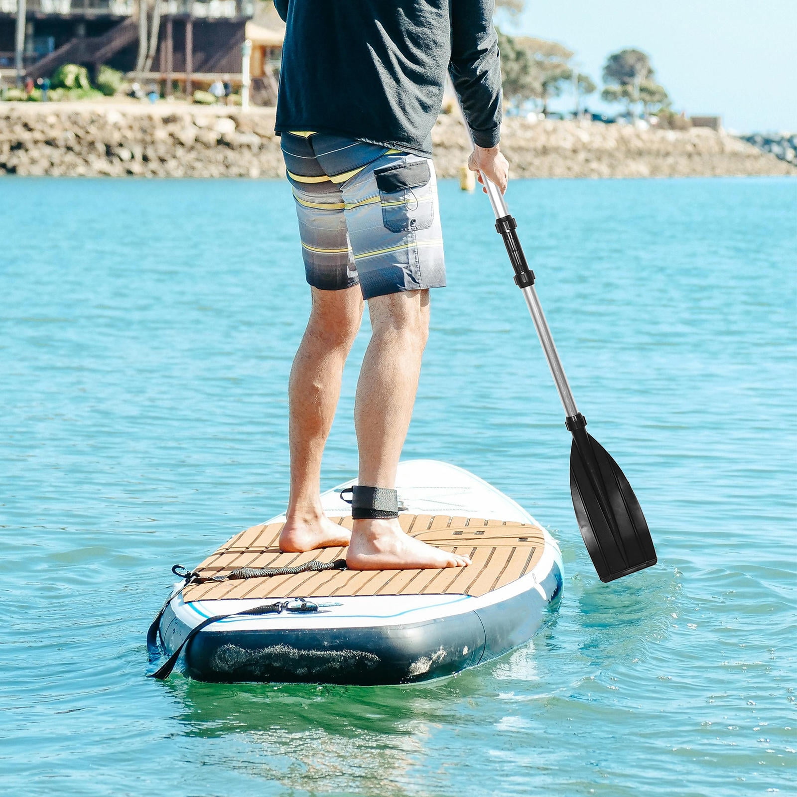 FUTUREORYY 1 Set of Aluminum Alloy Paddle Board Kayak Paddle Lightweight for Outdoor Enthusiasts