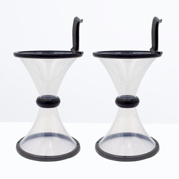 FUTUREORYY 2-Pack Black Banks for Saving Money, Money Pots, Stylish Desk Accessories for Home and Office