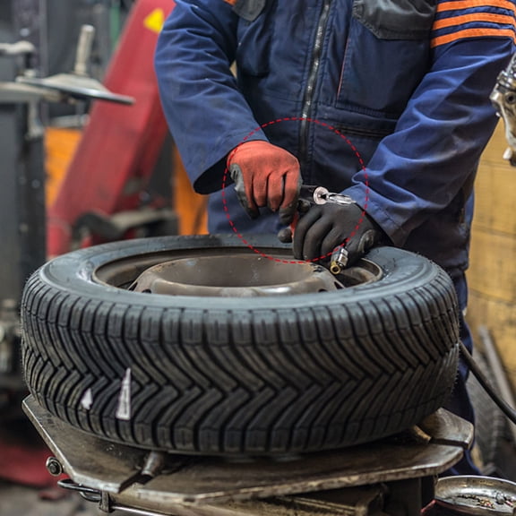 FUTUREORYY Tire Patch Tool Kit Car Tire Compaction Roller Metal 1Pcs Black