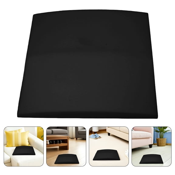 FUTUREORYY 2-Pack Black Sofa Cushion Support Boards with Firm Foam Inserts for Couch Padding and Sagging Cushion Repair
