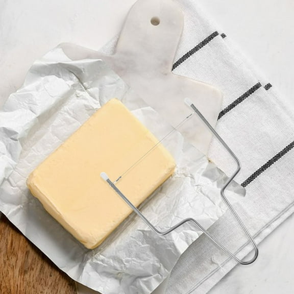 FUTUREORYY 2Pcs Block Cheese Slicer Wire Cutting Tool for Cooking and Gatherings