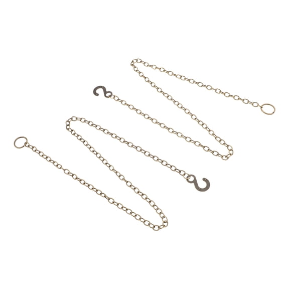 FUTUREORYY 2Pcs Clock Weight Replacement Chain for Cuckoo Clock with Premium Metal for Home Repair