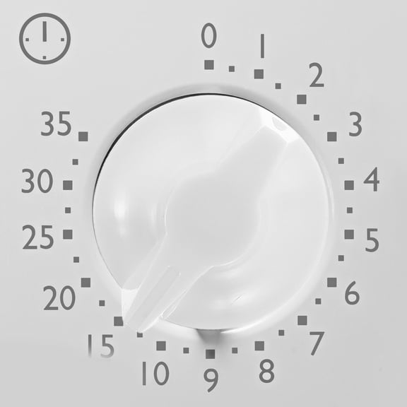 FUTUREORYY 2-Pack White Plastic Control Knobs Compatible for Home and Industrial Equipment Use