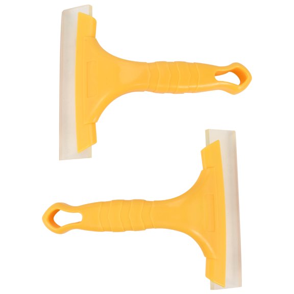 FUTUREORYY Car Decal Remover Scraper Yellow 2Pcs