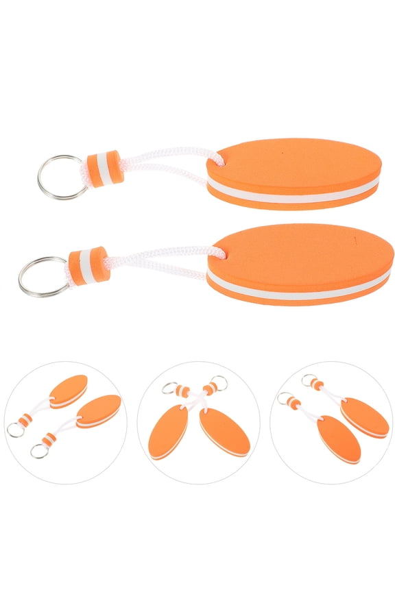 2Pcs Floating Key Chains for Boats EVA for Safe and Identifiable Keys