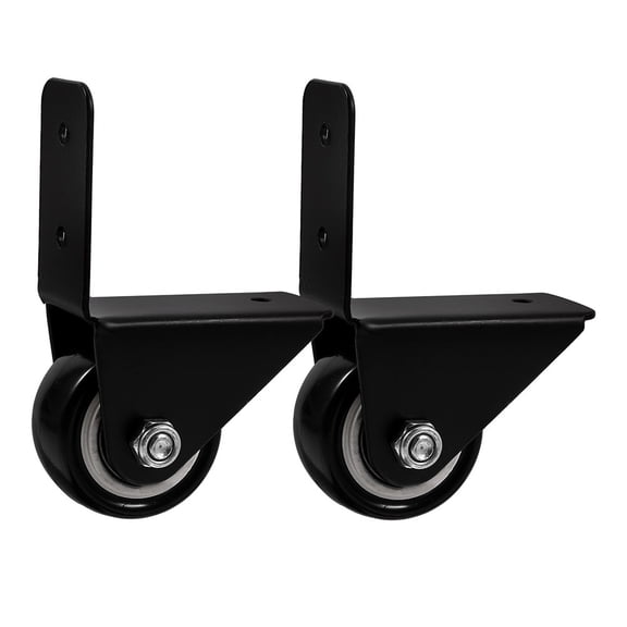 FUTUREORYY 2Pcs Heavy Duty Caster Wheels for Workbench and Furniture with Stainless Steel Construction