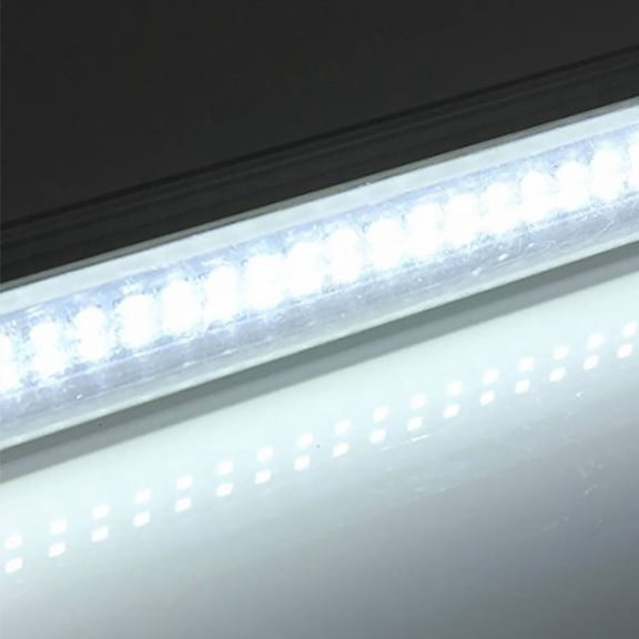 FUTUREORYY 2Pcs Interior LED Lighting Tube White Light Strip for Vehicle Truck Van Use