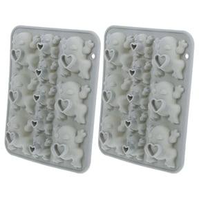 FUTUREORYY Set of 2 Silicone Frog-Shaped Baking Molds for Oven Use, Perfect for Fondant, Chocolate, and Dessert Making
