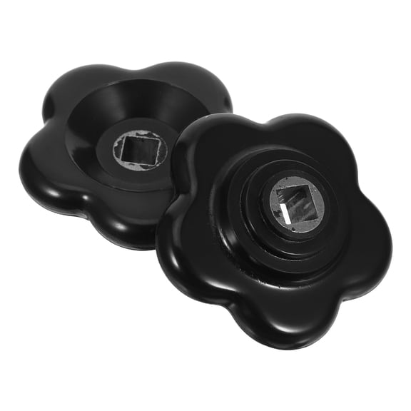 FUTUREORYY 2Pcs Outdoor Faucet Handle Replacement Black Bakelite Valve Handle for Industrial Spigot Repair