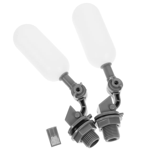 FUTUREORYY 2Pcs Pool Filler Float Valve Grey PA Nylon Prevents Overflow For Aquariums