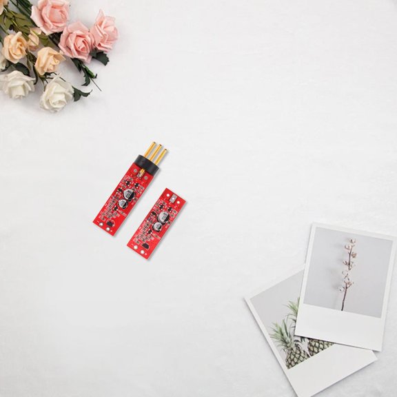 FUTUREORYY 2Pcs Red Audio Preamp Board for Microphones DIY Condenser Mic Upgrade for Recording Studio