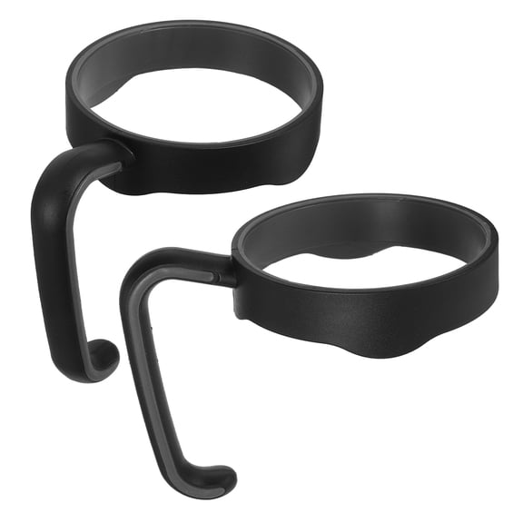 FUTUREORYY Black Car Cup Grip PP for 20Oz Travel Mugs and Tumblers 2Pcs