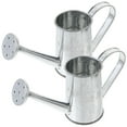 thumbnail image 1 of FUTUREORYY 2Pcs Simple Grey Iron Watering Cans for Household Gardening Watering Pot, 1 of 8