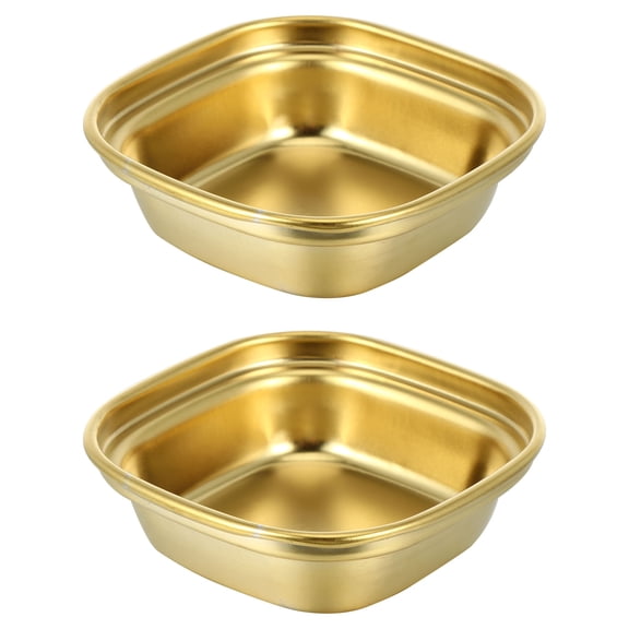 FUTUREORYY Stainless Steel Sauce Dishes For Storing Condiments For Households Use 2Pcs