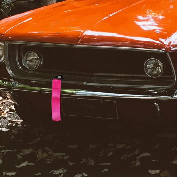 FUTUREORYY 2Pcs Violet Tow Strap for Car Modifications Practical Decorative Front Bumper Rope