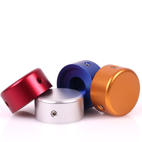 FUTUREORYY 2Sets Topper Silver Square Aluminium Alloy for Guitar Effect Pedal 1.0x0.5in