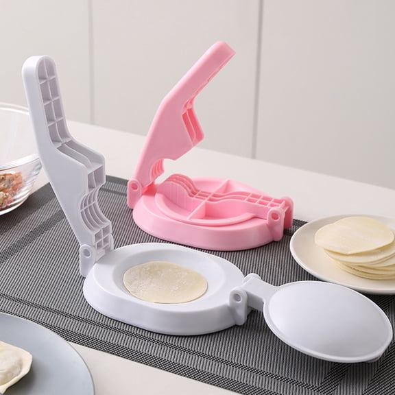 FUTUREORYY 2pcs Dumpling Wrapper Press Dough Wrapper Making Tool Random Color Accessory